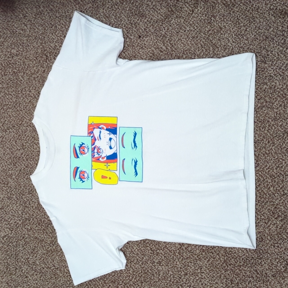 ‼️LAST CALL‼️Anime White Screen Printed Shirt